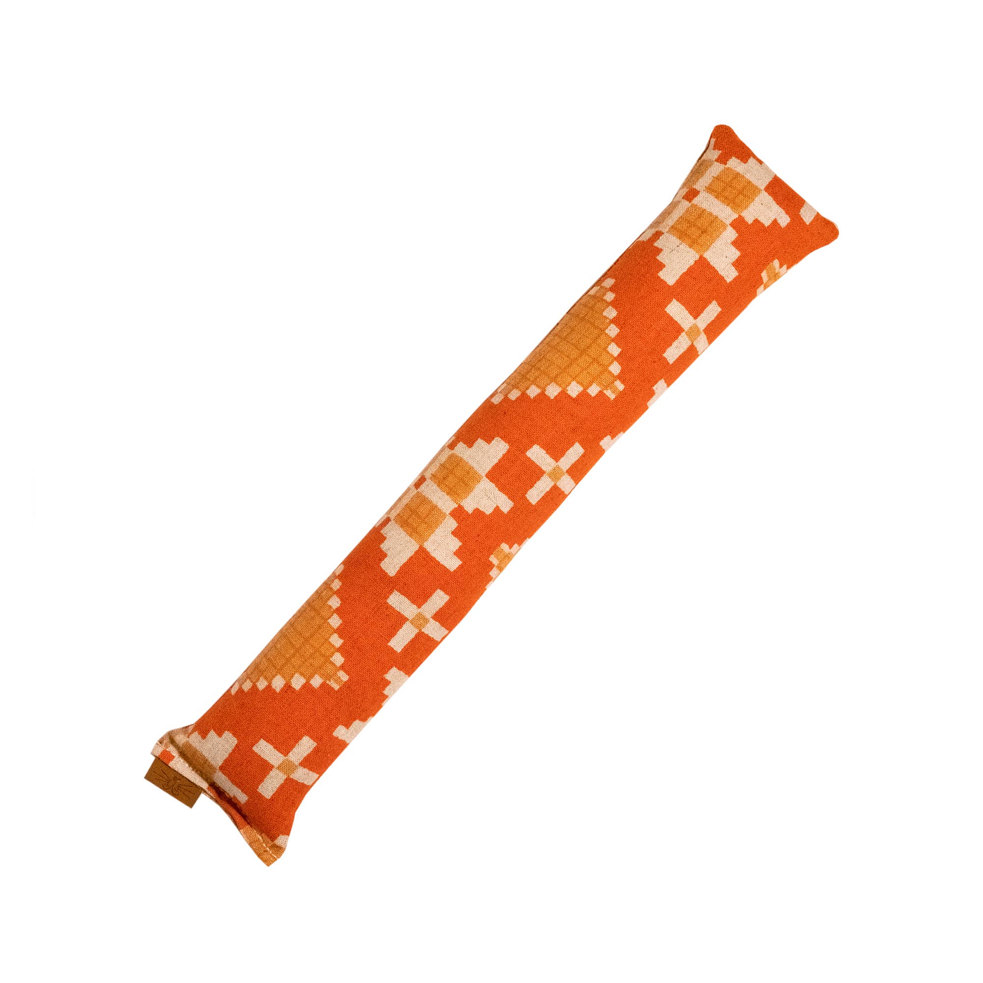 Sweet Pickles Designs - The Big Kicker - Orange Print- Organic Catnip Cat Toy